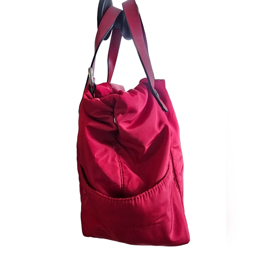 Zara Basic Collection Red Cherry Tote Cross-Body/… - image 6